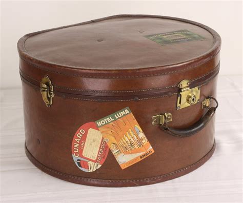 antique british metal hat box|value of old hat boxes.